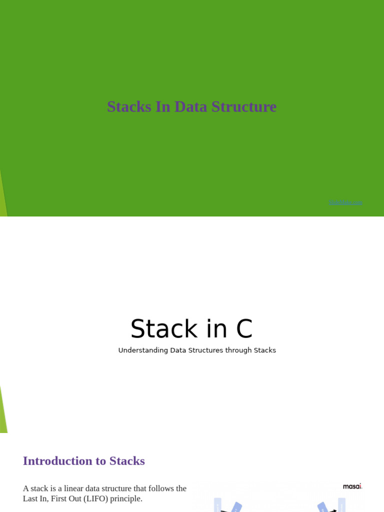 Stacks in Data Structure | PDF