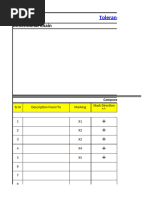 Tolerance Stackup Analysis Template | PDF | Quality Management ...