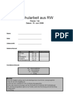 RW Schularbeit Lösung