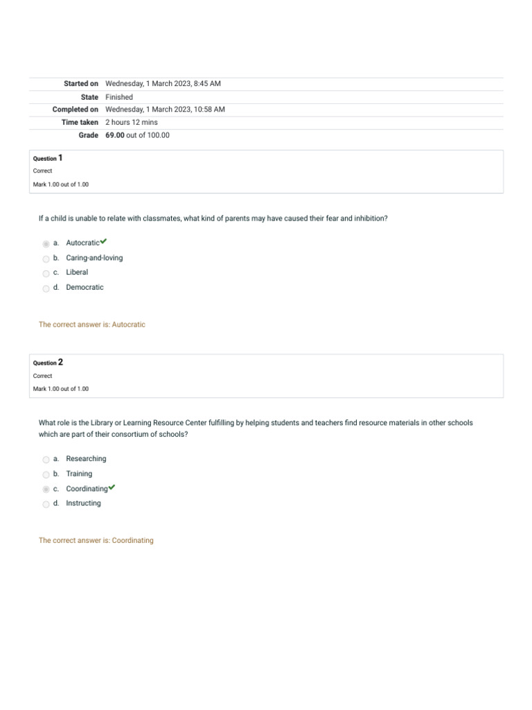 Educational Assessment Results Summary | PDF | Learning | Teachers