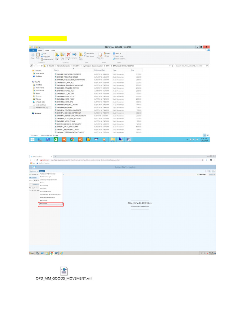 BRF+ Configuration for Output Control | PDF
