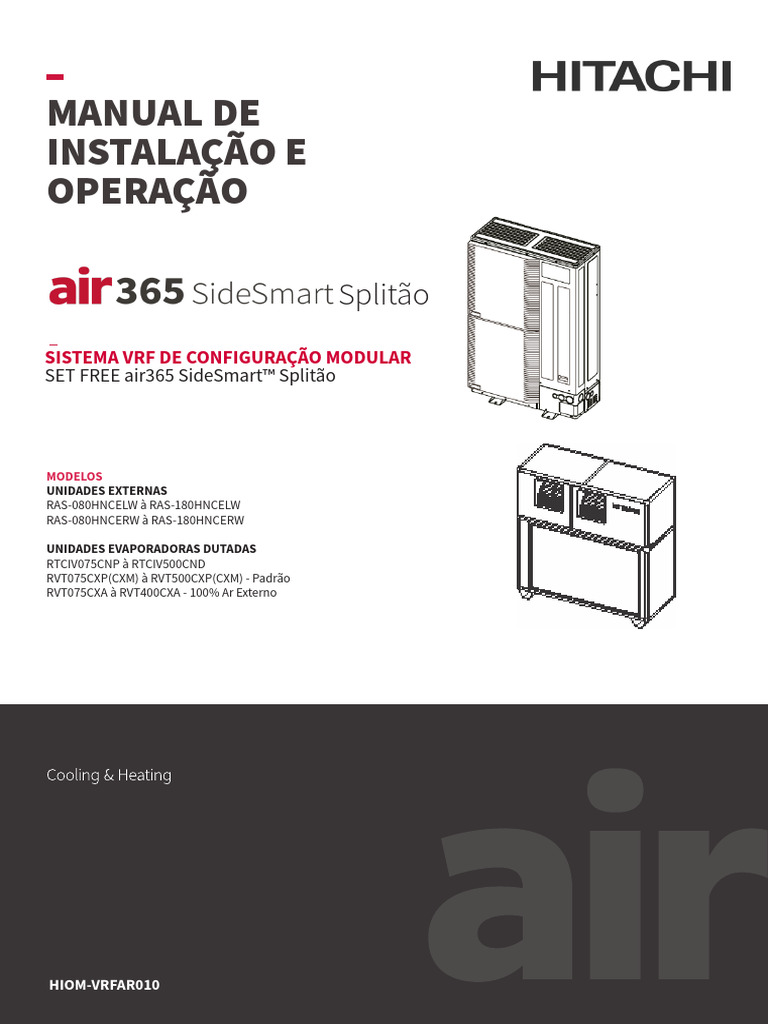 HIOM-VRFAR010 Rev00 Jan2024 - Air365 SideSmart Splitão | PDF ...