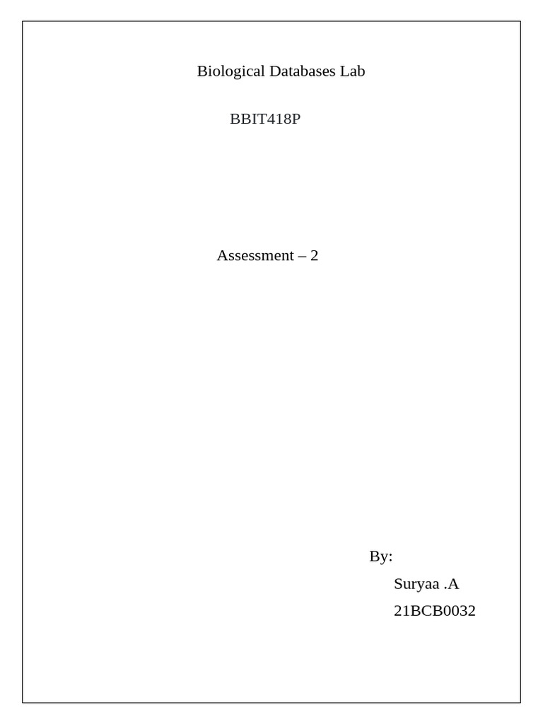 Genome Mining and Data Extraction in NCBI | PDF | Cell Biology ...