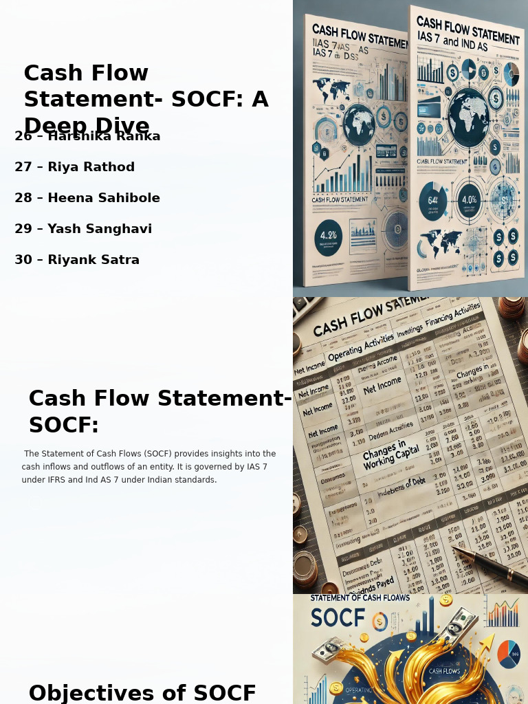 Group 6 _roll No 26 30 Cash Flow Statement SOCF a Deep Dive | PDF ...