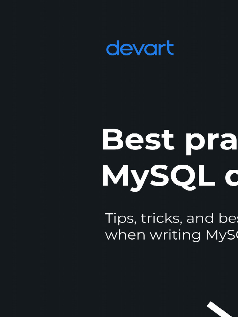 Best Practices For Writing MySQL Queries | PDF