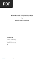Download Farewell Speech in Engineering College by Subash Ramasamy SN83384188 doc pdf