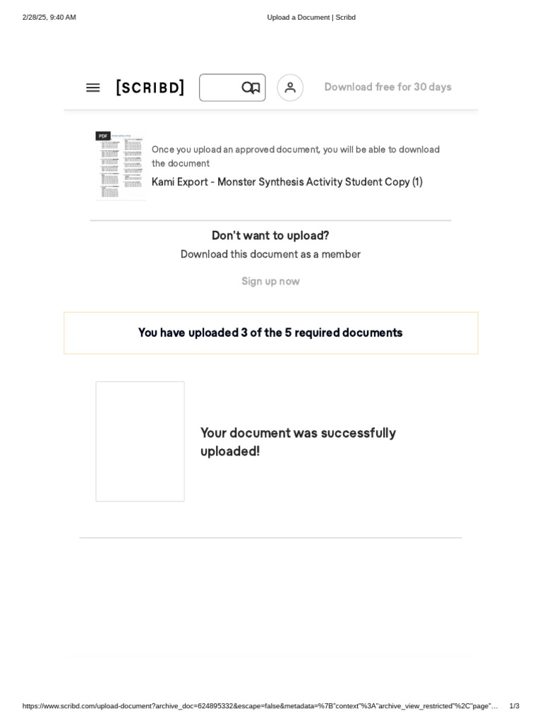 Upload A Document - Scribd | PDF | Scribd | Software