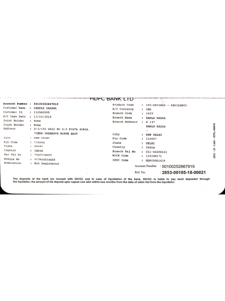 Passbook | PDF