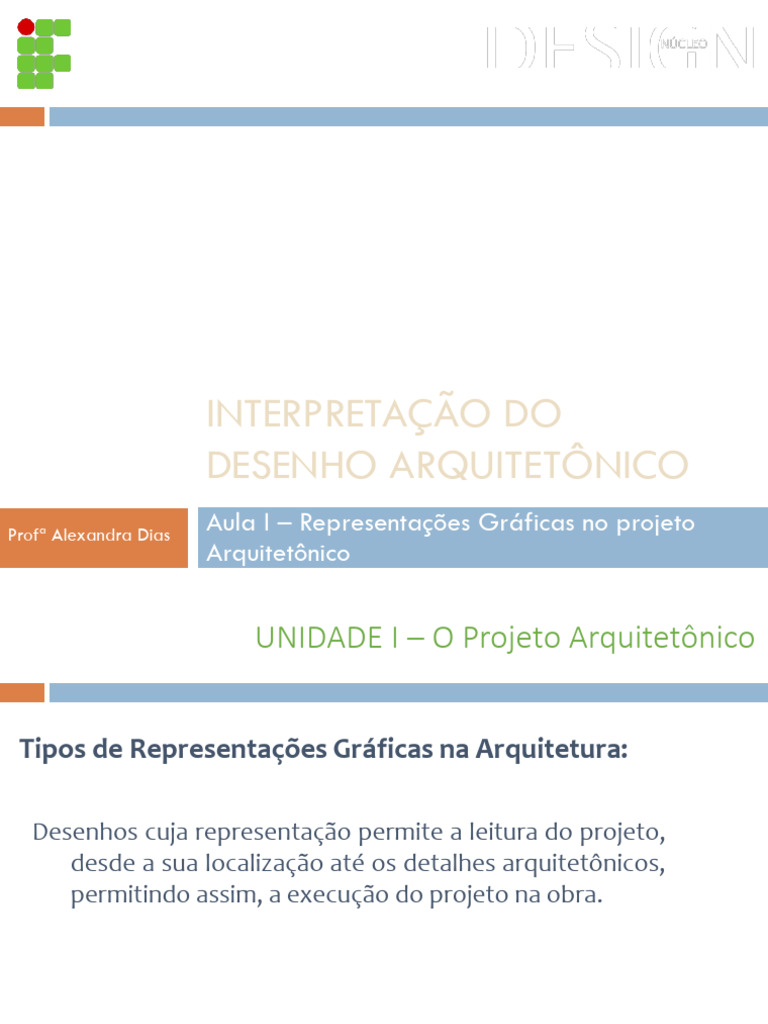 Tipos de Representações Gráficas na Arquitetura | PDF
