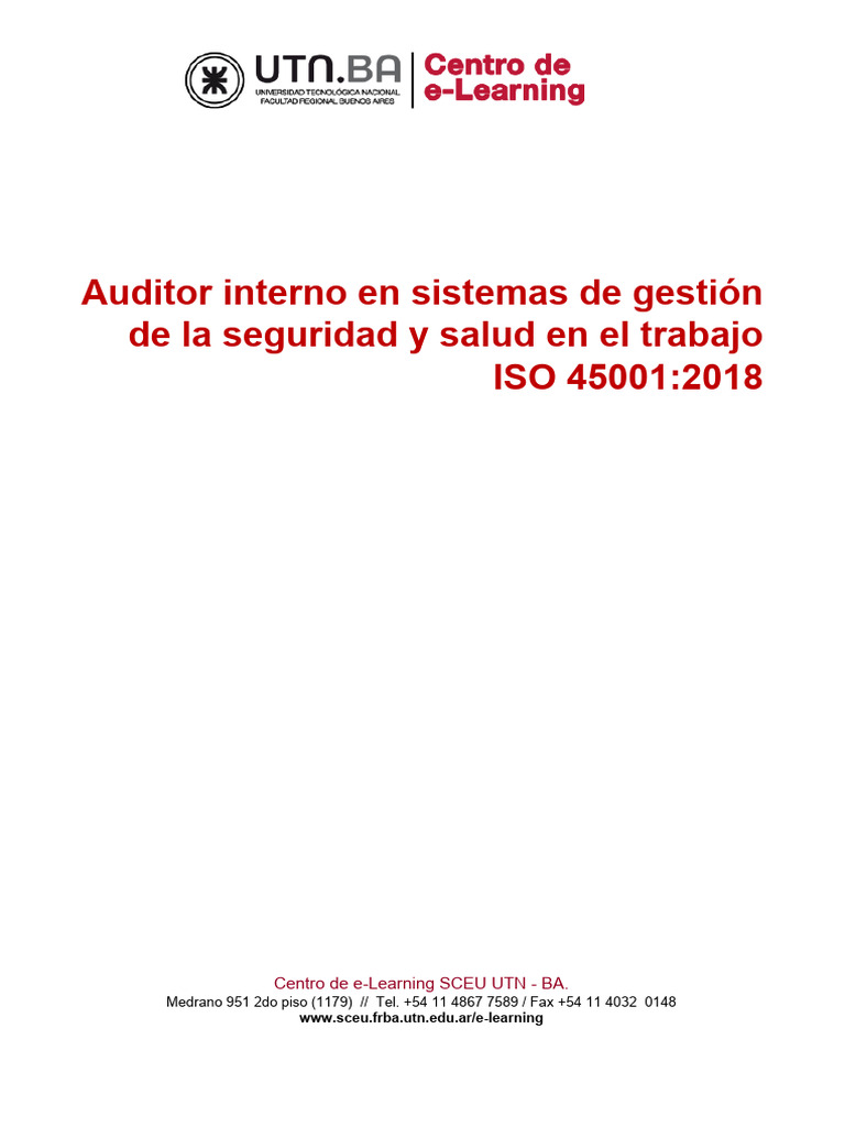 Auditoría ISO 45001: Preparación y Proceso | PDF | Auditoría ...