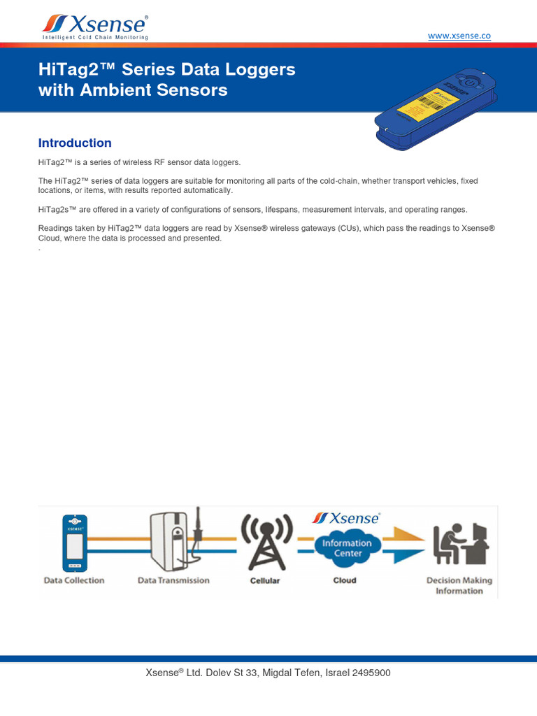 HiTag Ambient Sensors | PDF