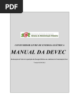 Manual da DEVEC: Declaração de Energia | PDF | Impostos | Senha