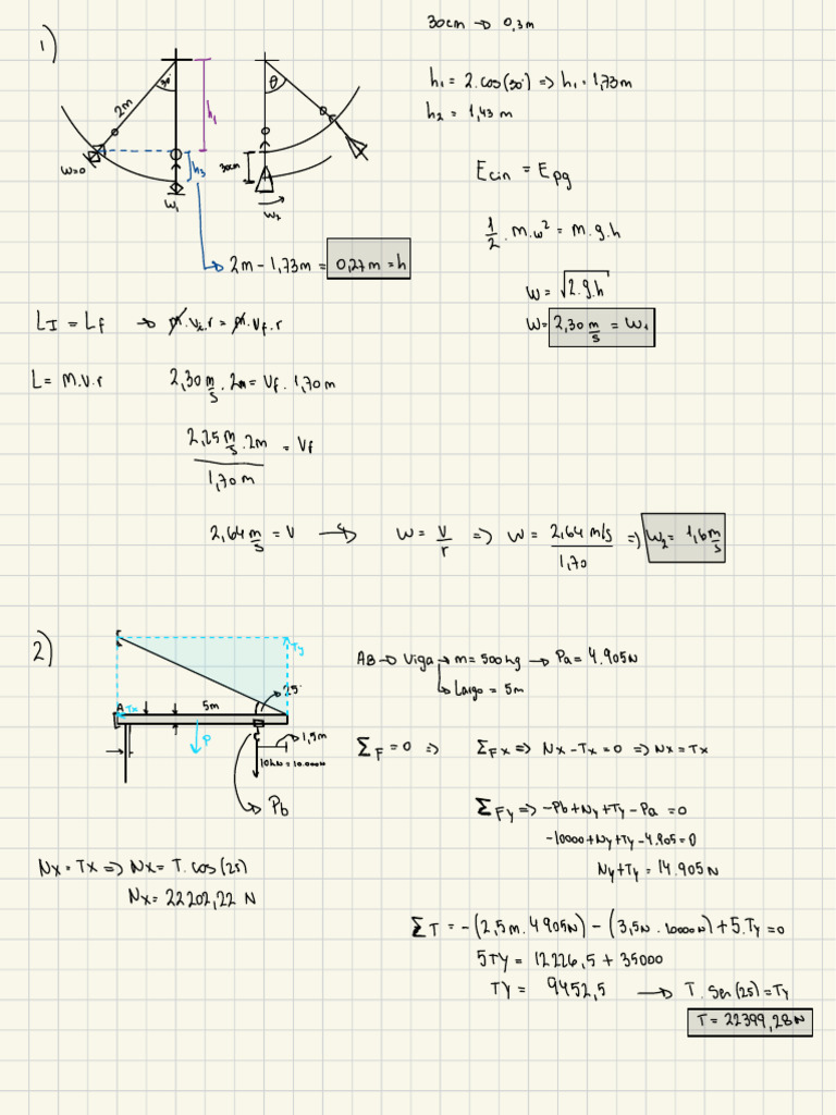 Physics Calculations and Formulas Guide | PDF