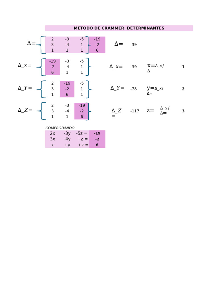 Determinant e | PDF
