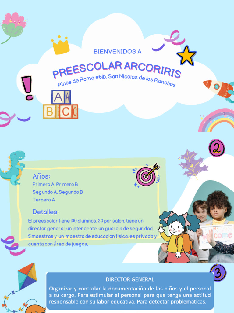 Preescolar Arco Iris: Programa Educativo | PDF | Educación de la ...