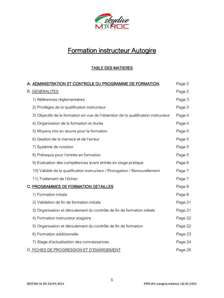 Formation Instructeur ULM : Guide Complet | PDF | Instructeur (aviation ...