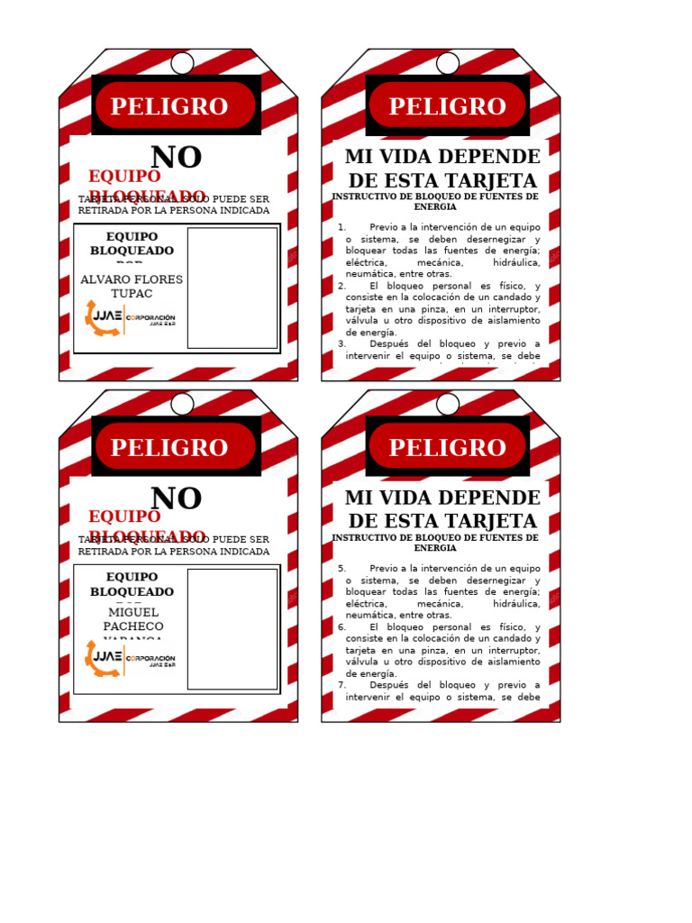 Instructivo de Desernegización y Bloqueo | PDF | Neumática