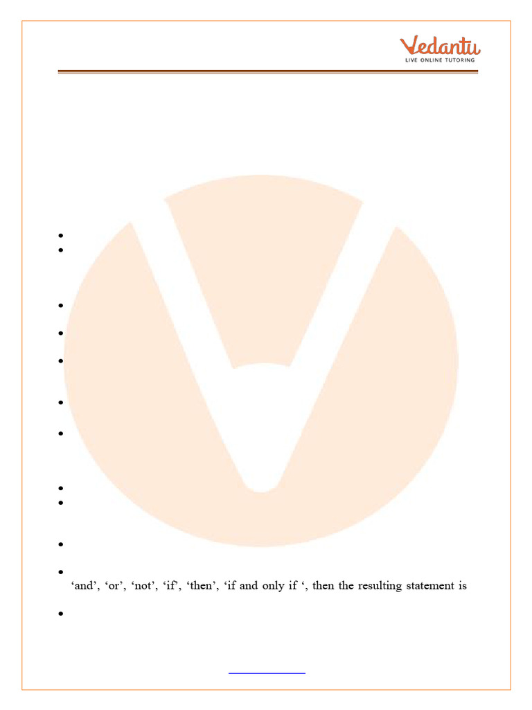 Class 11 Mathematical Reasoning Notes | PDF | Metalogic | Syntax (Logic)