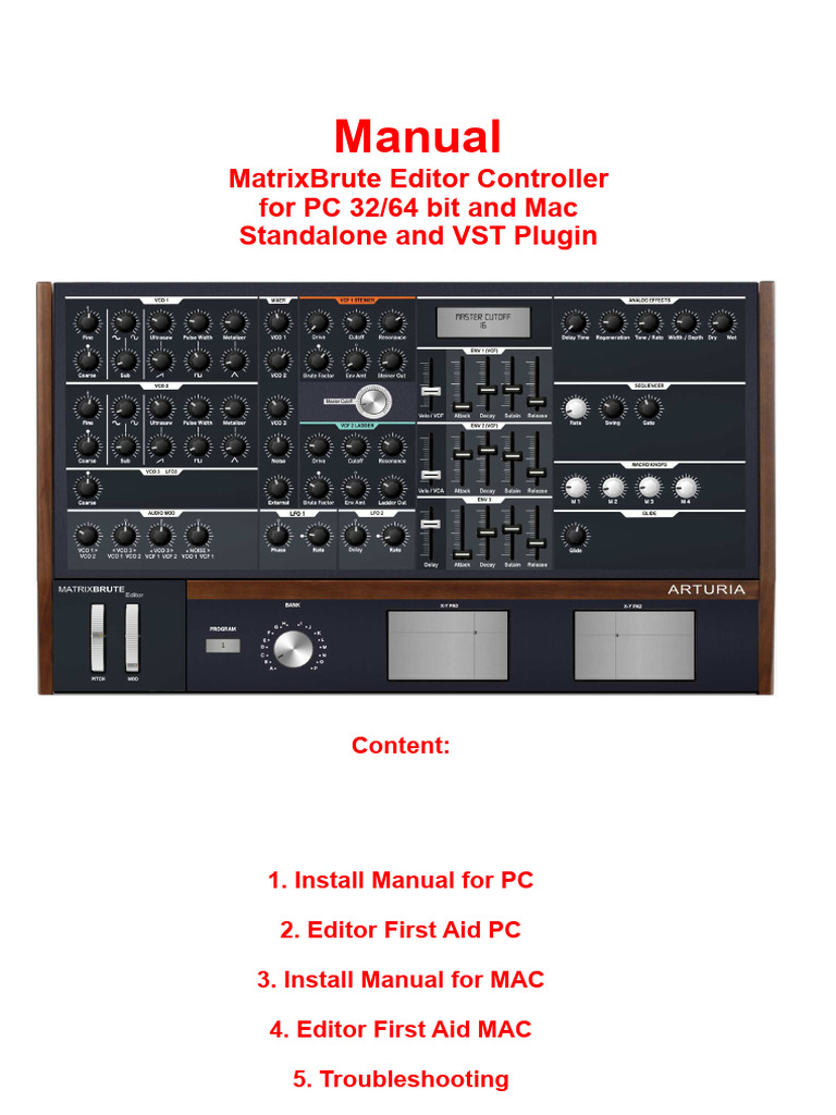 MatrixBrute Editor Setup Guide | PDF | Computer Engineering | Computer ...