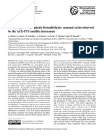 G. Dufour Et Al - Global Upper-Tropospheric Formaldehyde: Seasonal Cycles Observed by The ACE-FTS Satellite Instrument