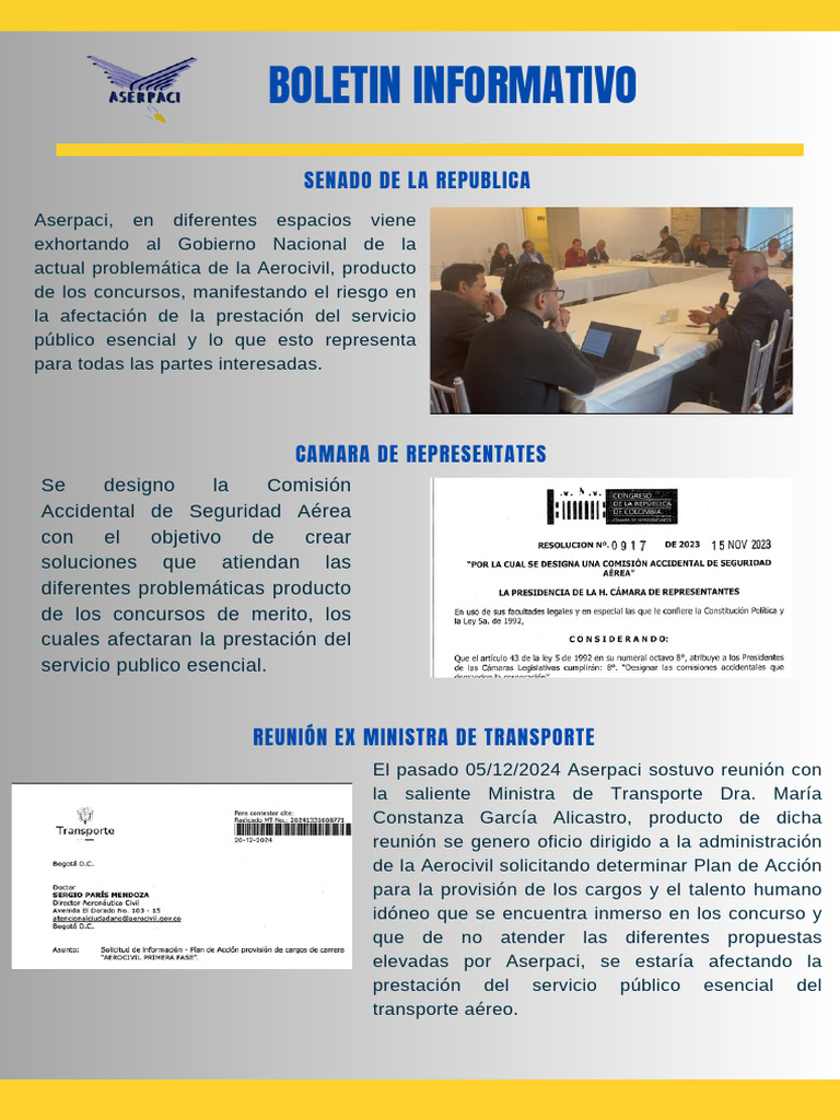 Bolentin Informativo | PDF | Aeropuerto | Gobierno