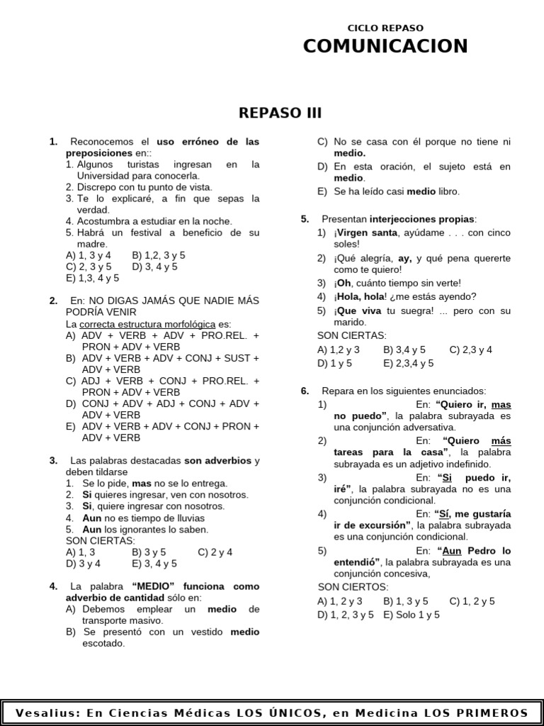 Errores Comunes en Gramática y Sintaxis | PDF | Oración (Lingüística ...