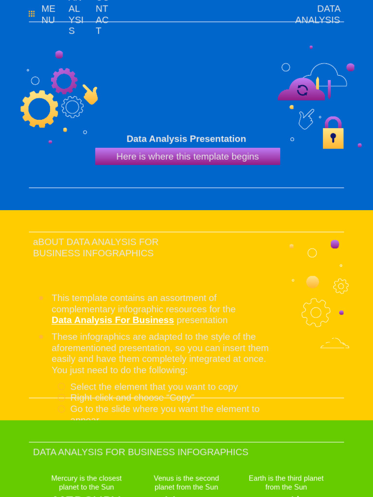 Business Data Analysis Infographics | PDF | Planets | Planets In Astrology