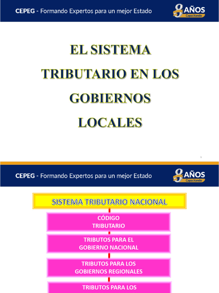 Sistema Tributario en Gobiernos Locales | PDF | Gobierno local ...