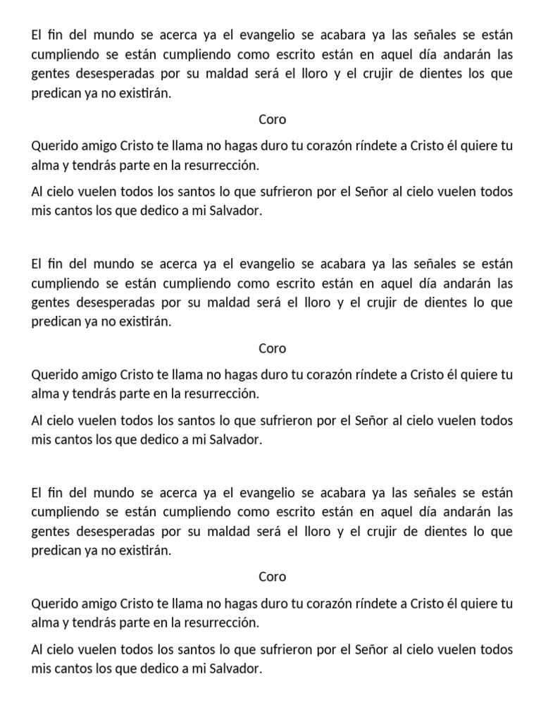 Letra de 