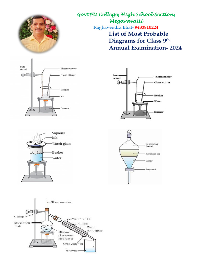 Most Probable Diagrams Class 9 Annual 2024 | PDF