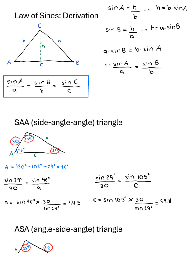 Law of Sines 2025-01-21 04 - 34 - 59 | PDF | Mathematical Analysis ...
