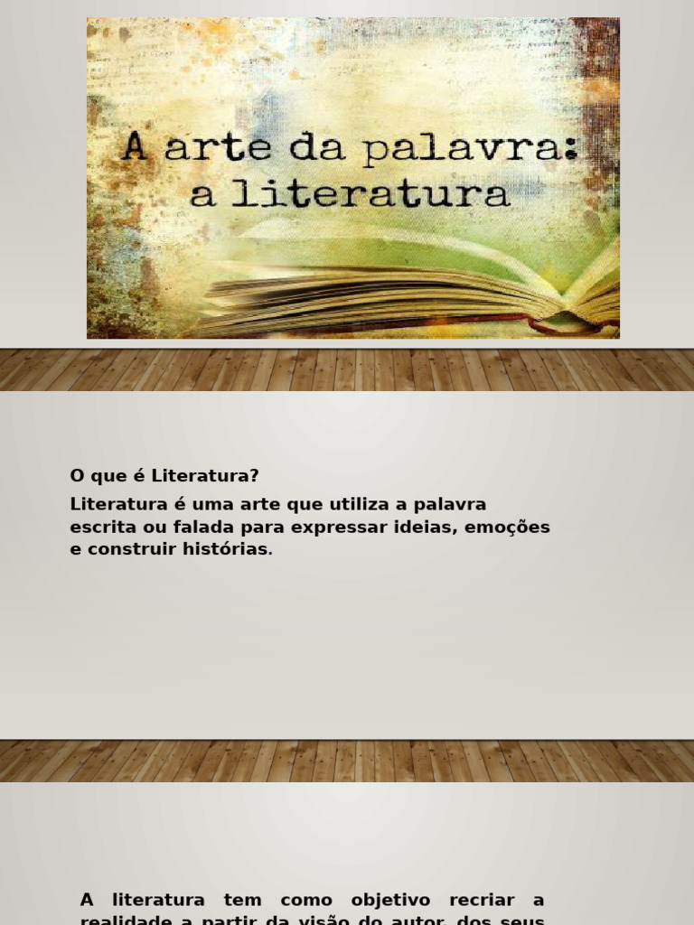 Introdução à Arte Literária | PDF