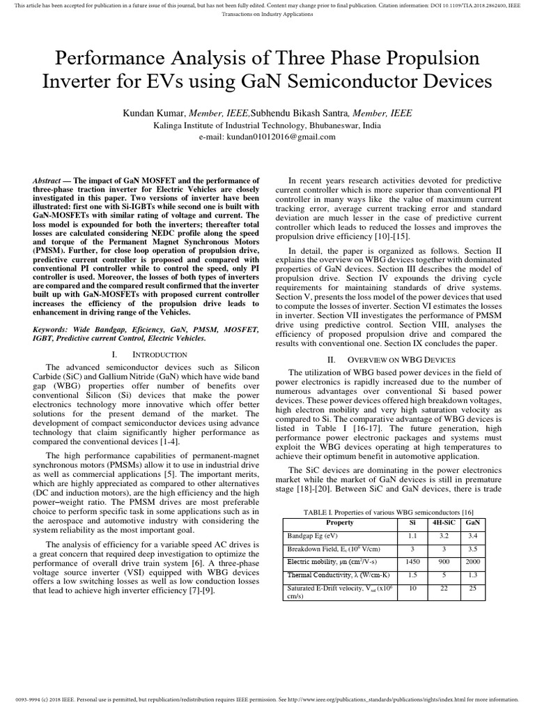 Performance Analysis of A Three Phase PR | PDF | Power Inverter | Field ...