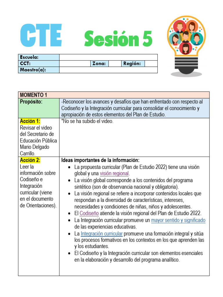 Codiseño e Integración Curricular en Educación | PDF | Plan de estudios ...