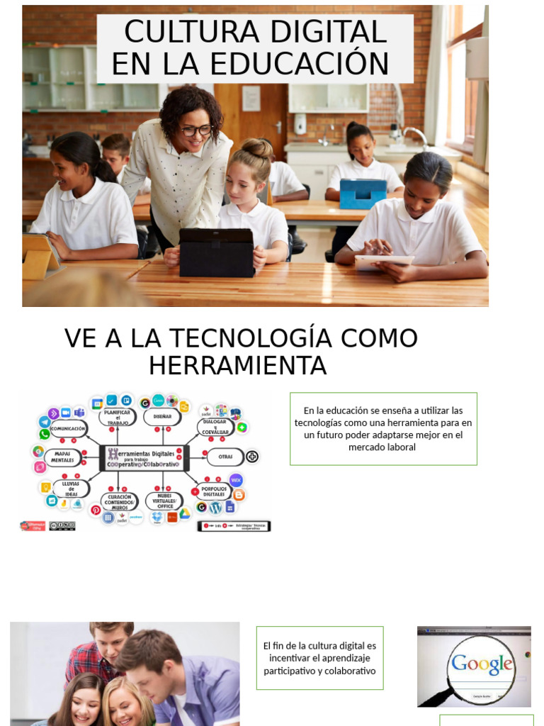 CULTURA DIGITAL EN LA EDUCACIÓN | PDF
