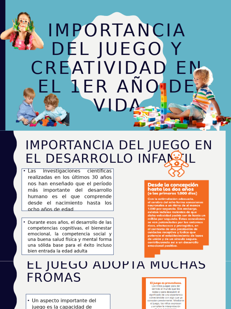 Juego y Creatividad en el Desarrollo Infantil | PDF | Las emociones ...