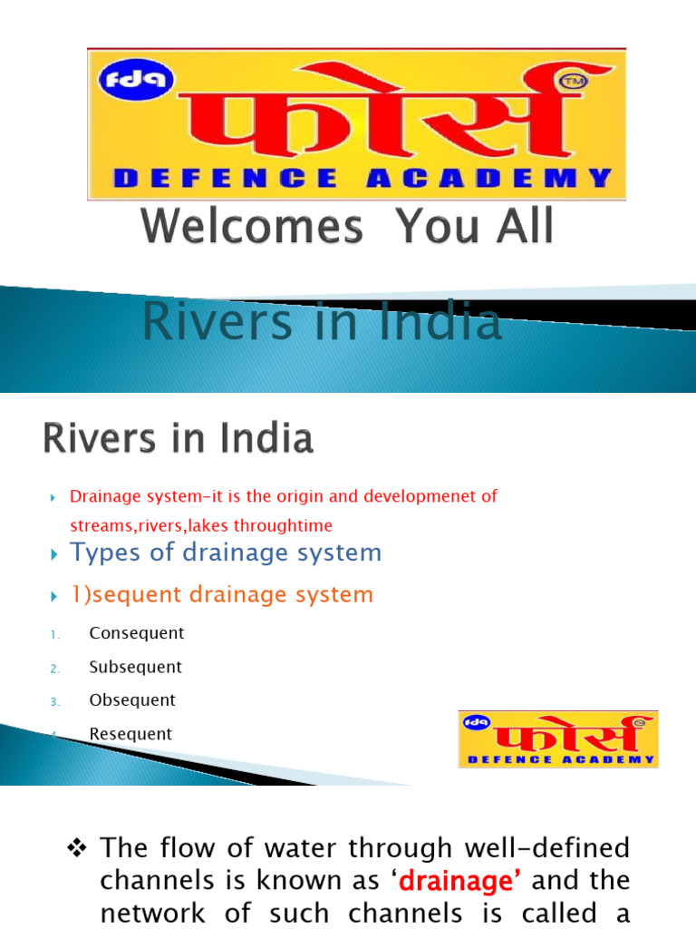 Rivers | PDF | Drainage Basin | Indus River