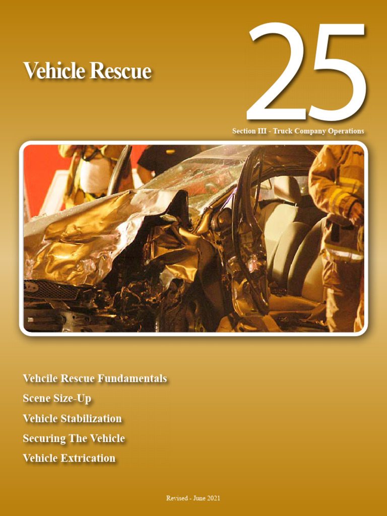 Chapter - 25 Vehicle Rescue | PDF