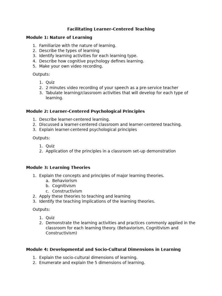 FLCT-TOPICS | PDF | Learning | Learning Theory (Education)