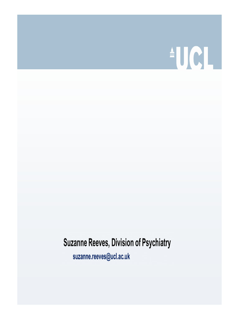 Suzanne Reeves Very Late Onset Schizophrenia and Related Psychoses ...
