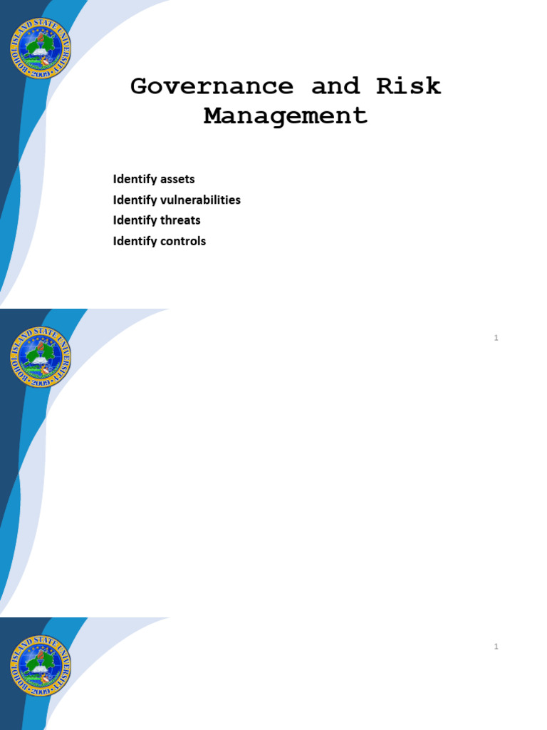 Governance and Risk Management | PDF | Security Hacker | Malware