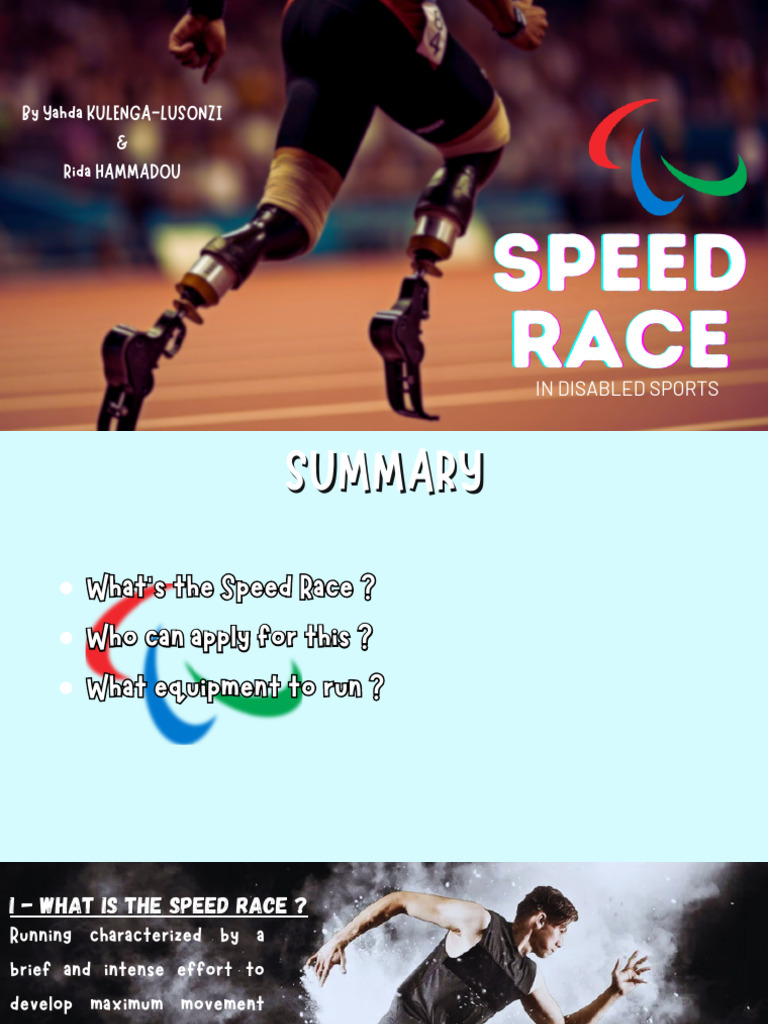 Running Blades in Speed Racing | PDF
