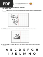 Atividade Sobre Simetria de Reflexão, Rotação e Translação | PDF
