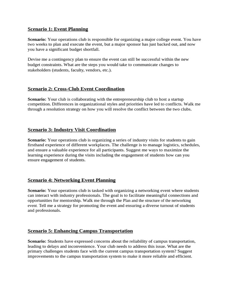 Scenario | PDF