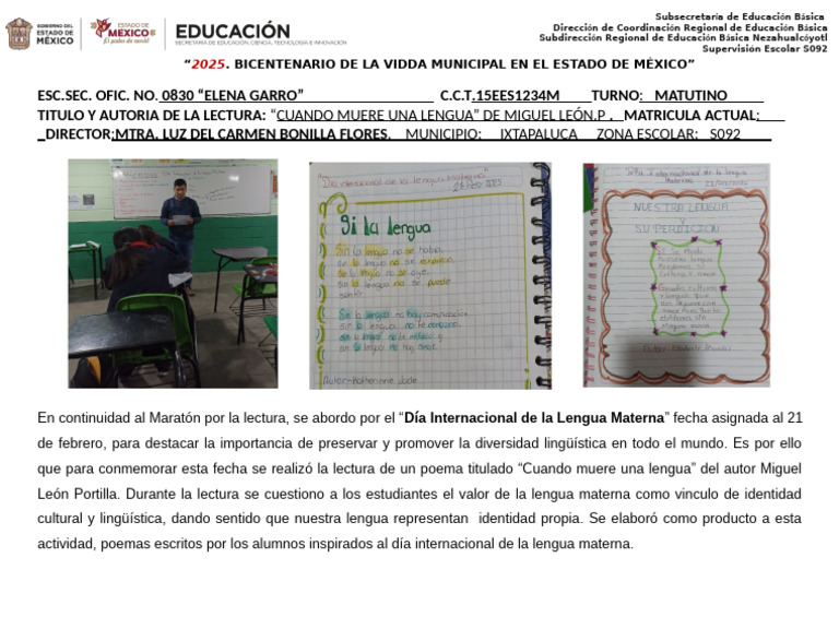 Dia Internacional de La Lengua Materna | PDF