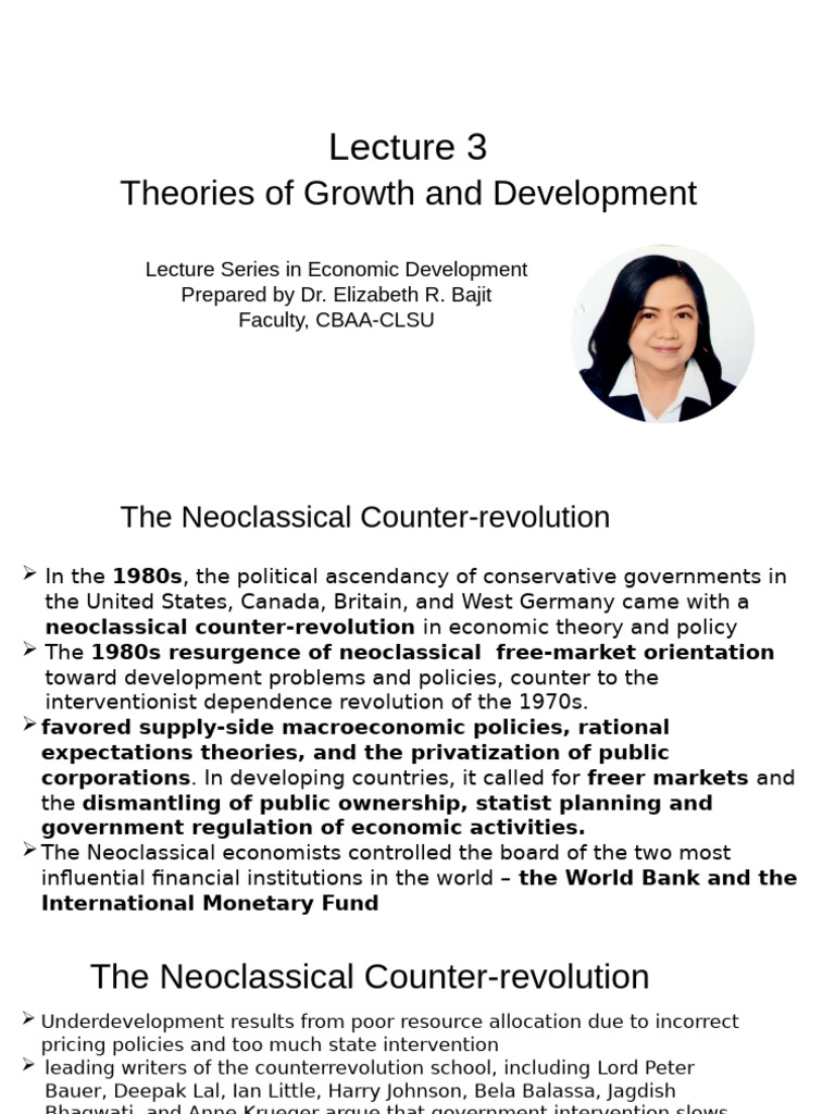 Neoclassical Growth Theories Explained | PDF | Economic Growth | 1997 ...