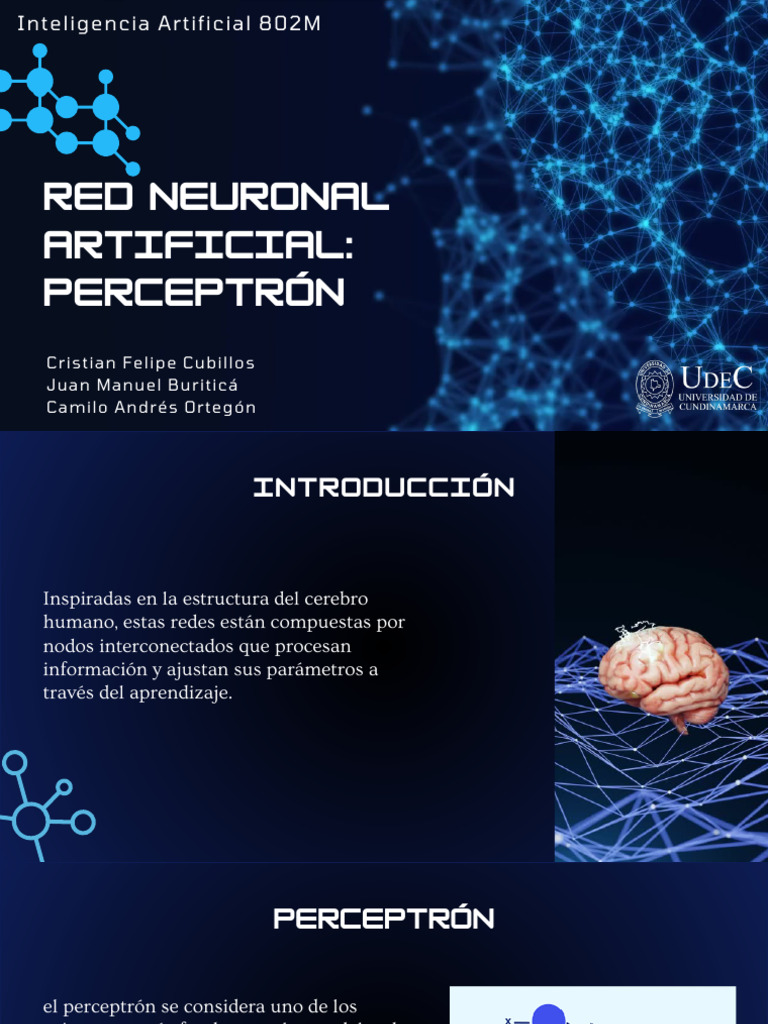 Perceptrón: Fundamentos y Aplicaciones | PDF | Algoritmos | Aprendizaje ...