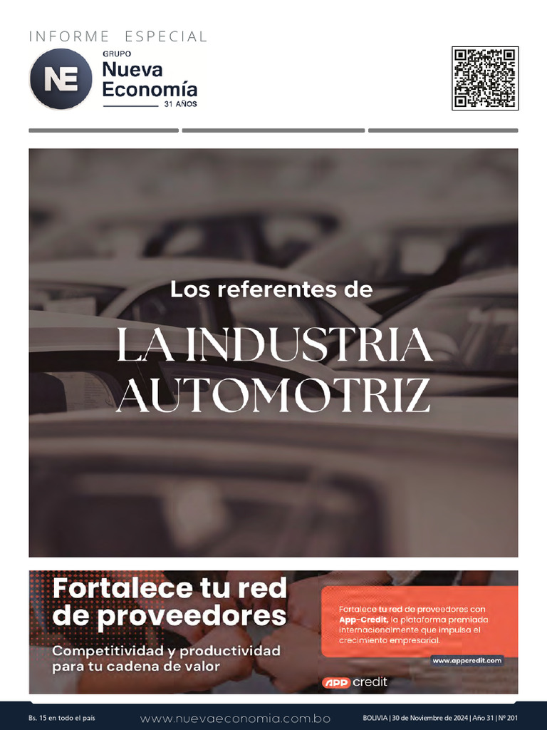 Nueva Economía De La Industria Automotriz Pdf Logística Seguro