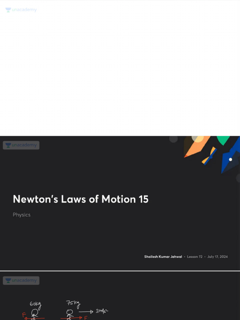Newtons Laws of Motion 15 With Anno | PDF