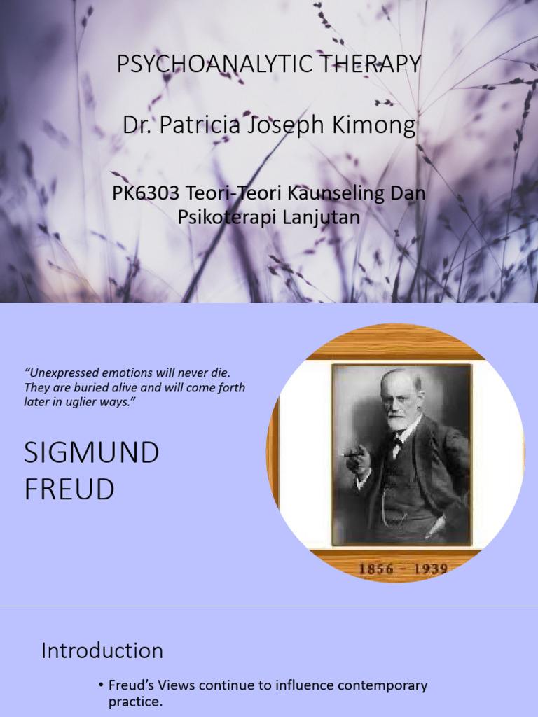Understanding Psychoanalytic Therapy Concepts | PDF | Psychotherapy ...
